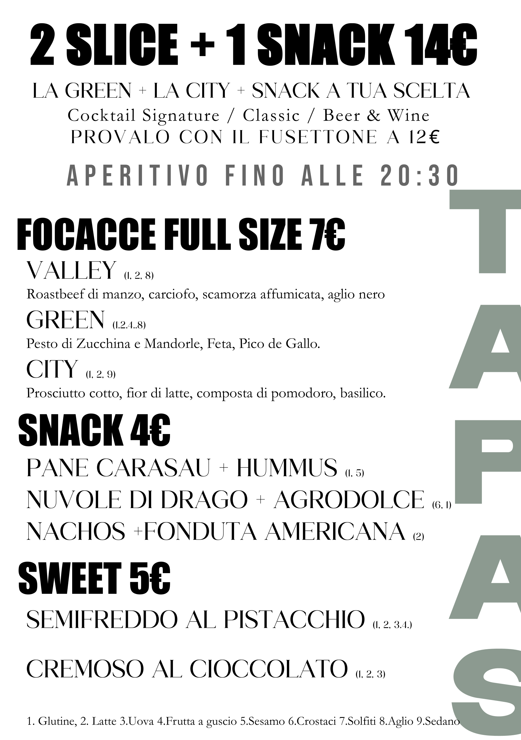 Periferia Monterotondo - Menù tapas
